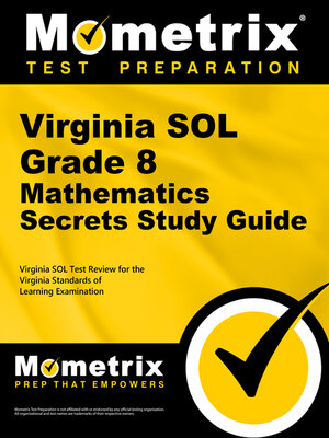 cover image of Virginia SOL Grade 8 Mathematics Secrets Study Guide